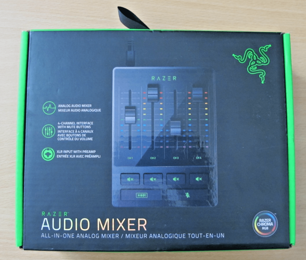 Razer Audio Mixer All-in-One Streaming Broadcasting Mixer 4 Channel XLR Preamp - MagsTag