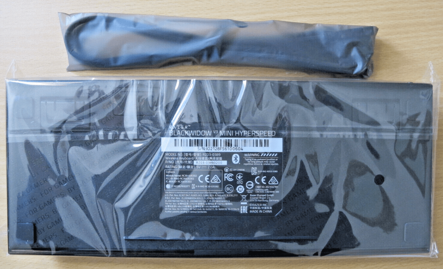 Razer Blackwidow V3 Mini Hyperspeed 65% RZ03 - 03890200 Keyboard Yellow Switches - MagsTag