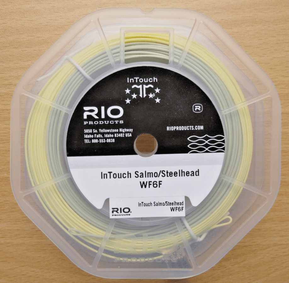RIO INTOUCH WF6F SALMON STEELHEAD Fly line Moss Yellow Freshwater - MagsTag