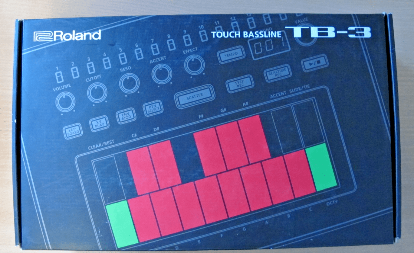 Roland Aria TB - 3 303 Touch Bass Synthesizer (Open Box) Mint condition - MagsTag