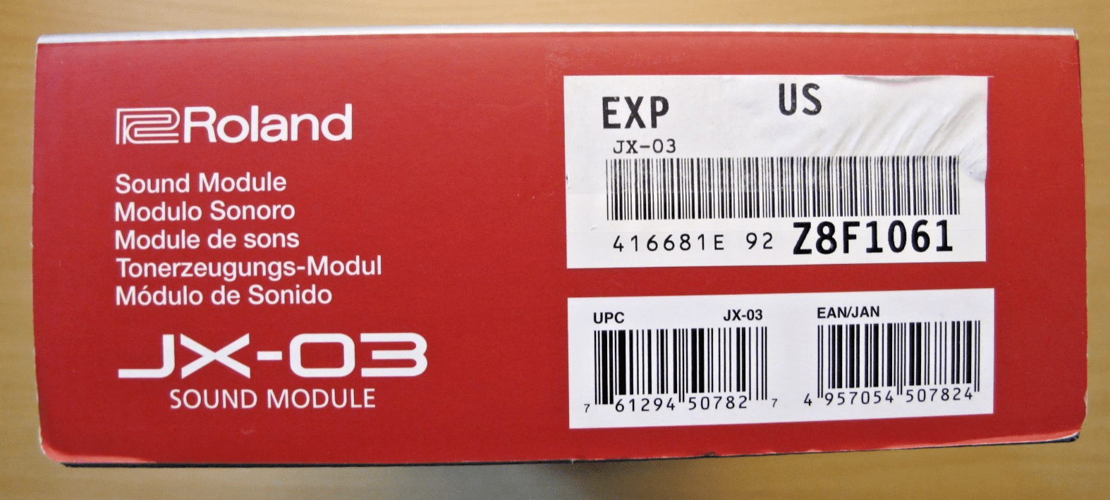 Roland JX - 03 Boutique Synthesizer Sound Module Open Box Unused New - MagsTag