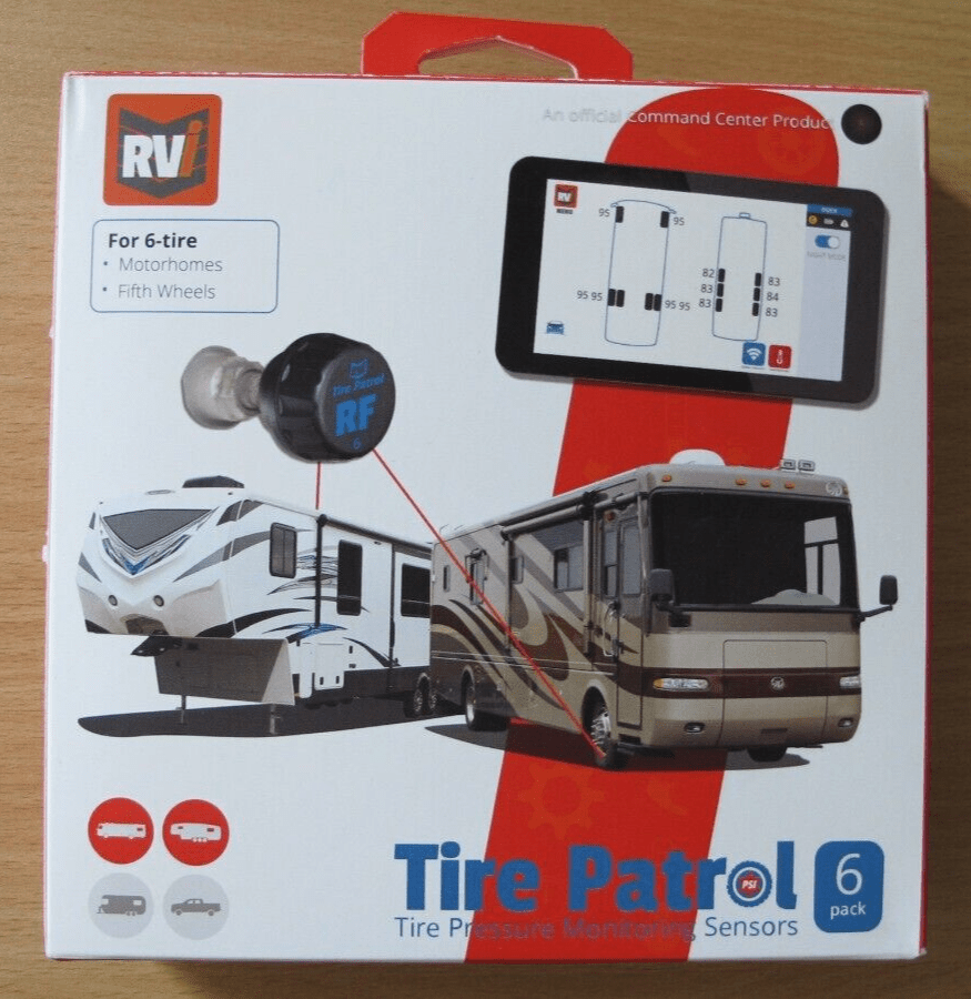 RVi Tire Patrol Tire Pressure Sensor 6 - pk for Motorhome Mint - MagsTag