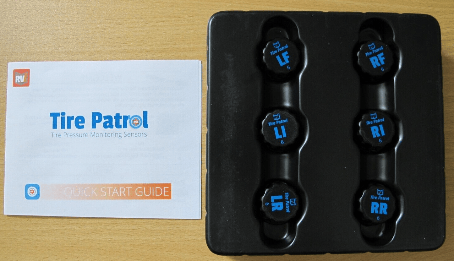 RVi Tire Patrol Tire Pressure Sensor 6 - pk for Motorhome Mint - MagsTag