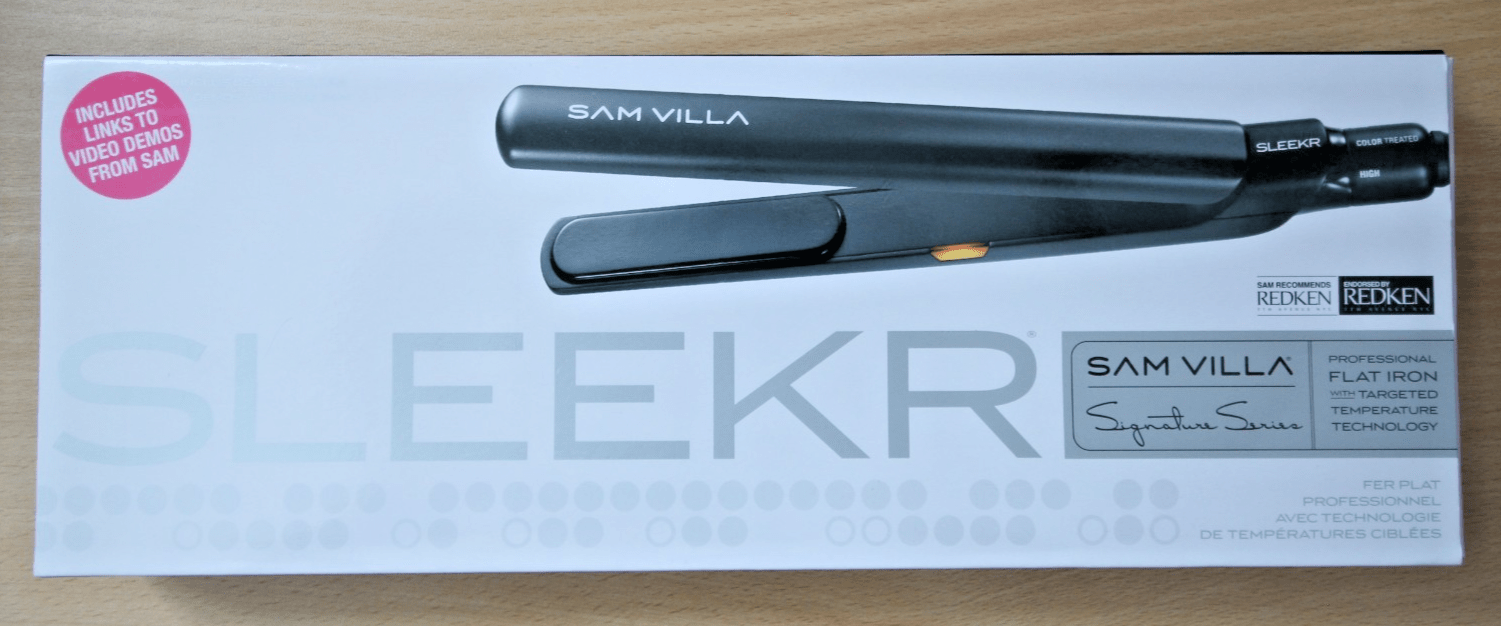 Sam Villa SLEEKR Professional Ceramic Ionic Flat Iron Hair Straightener Unused - MagsTag