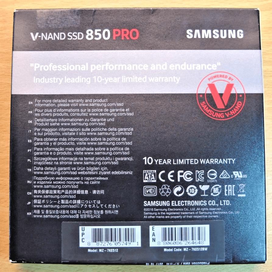 Samsung 850 Pro 512GB V - NAND SSD Internal 2.5 inch MZ - 7KE512 Solid State Drive - MagsTag