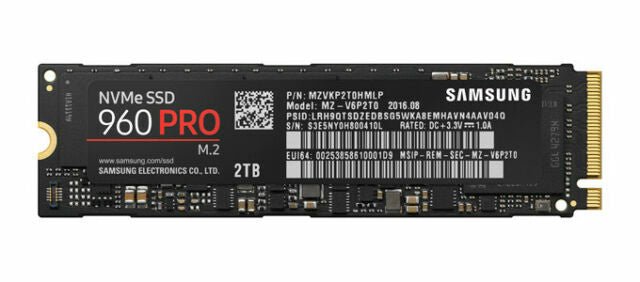 Samsung 960 PRO Series - 2TB PCIe NVMe - M.2 Internal SSD (MZ - V6P2T0BW) Unused - MagsTag