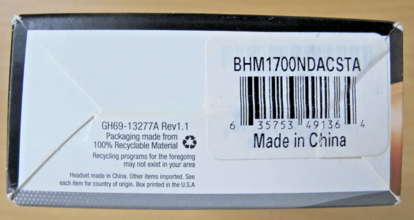 Samsung HM1700 Bluetooth Headset New unused - MagsTag