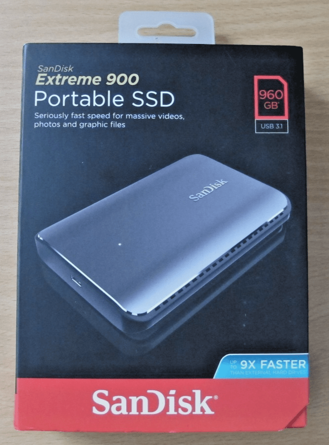 SanDisk Extreme 900 960GB External USB 3.1 Gen 2 Portable Solid State Drive - MagsTag