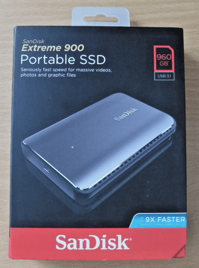 SanDisk Extreme 900 960GB External USB 3.1 Gen 2 Portable Solid State Drive - MagsTag