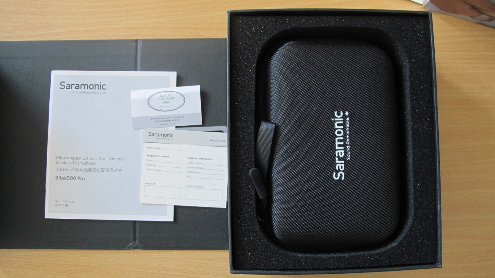 Saramonic Blink 500 Pro B2 2.4 GHz Clip - On Microphone System (BLINK500PROB2) - MagsTag