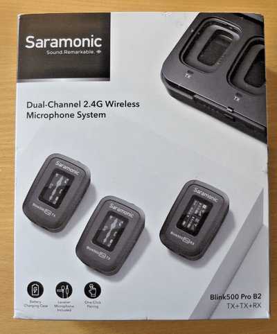 Saramonic Blink 500 Pro B2 2.4 GHz Clip - On Microphone System (BLINK500PROB2) - MagsTag