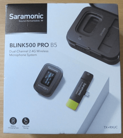 Saramonic BLINK500 PRO B5 TX+RXUC Digital Wireless Microphone System Open Box - MagsTag