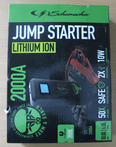 SCHUMACHER FRO1545 JUMP STARTER LITHIUM - ION 2000A 10.0L gas 6.0L Open Box Unused - MagsTag