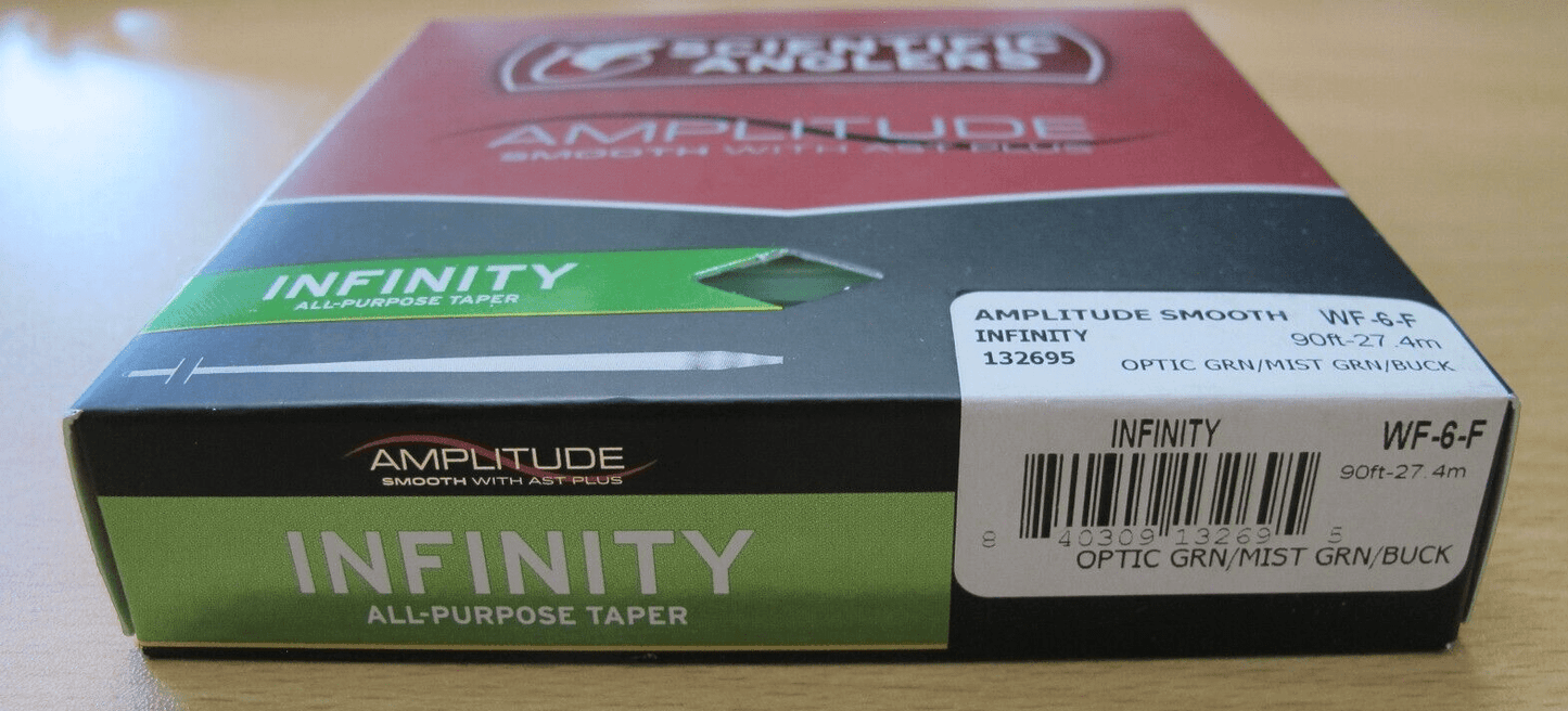 Scientific Anglers Amplitude Smooth Infinity Fly Line AST Plus WF6F Green - MagsTag
