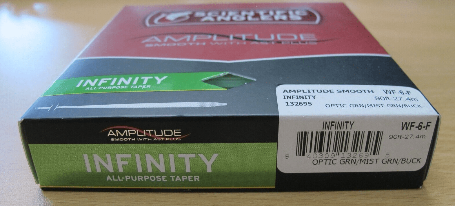 Scientific Anglers Amplitude Smooth Infinity Fly Line AST Plus WF6F Green - MagsTag