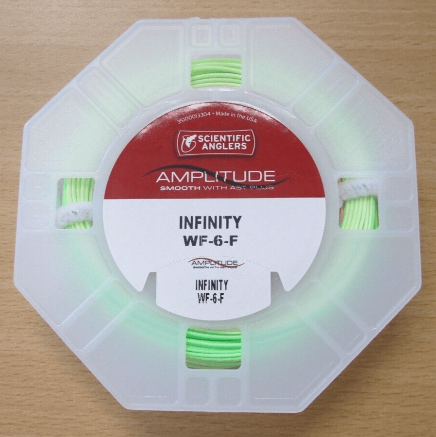 Scientific Anglers Amplitude Smooth Infinity Fly Line AST Plus WF6F Green - MagsTag