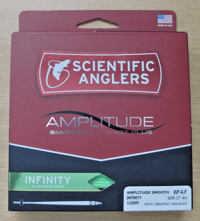 Scientific Anglers Amplitude Smooth Infinity Fly Line AST Plus WF6F Green - MagsTag