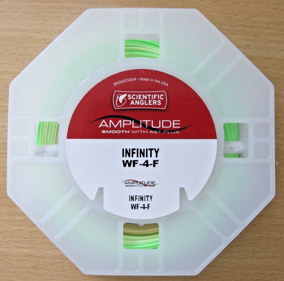 Scientific Anglers Amplitude Smooth Infinity Fly Line Green WF4F 132671 Unused - MagsTag