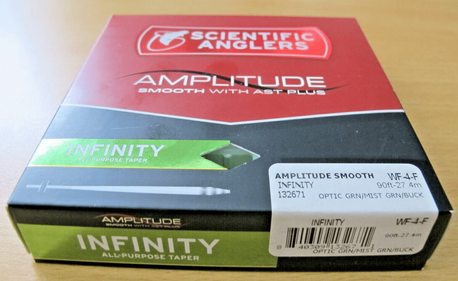 Scientific Anglers Amplitude Smooth Infinity Fly Line Green WF4F 132671 Unused - MagsTag