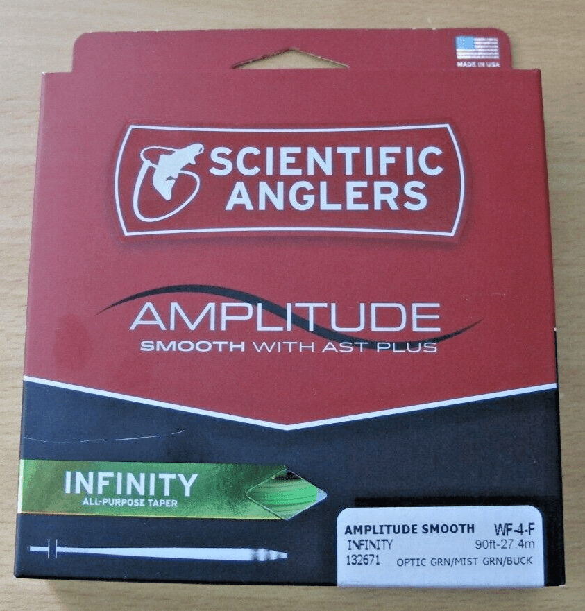 Scientific Anglers Amplitude Smooth Infinity Fly Line Green WF4F 132671 Unused - MagsTag