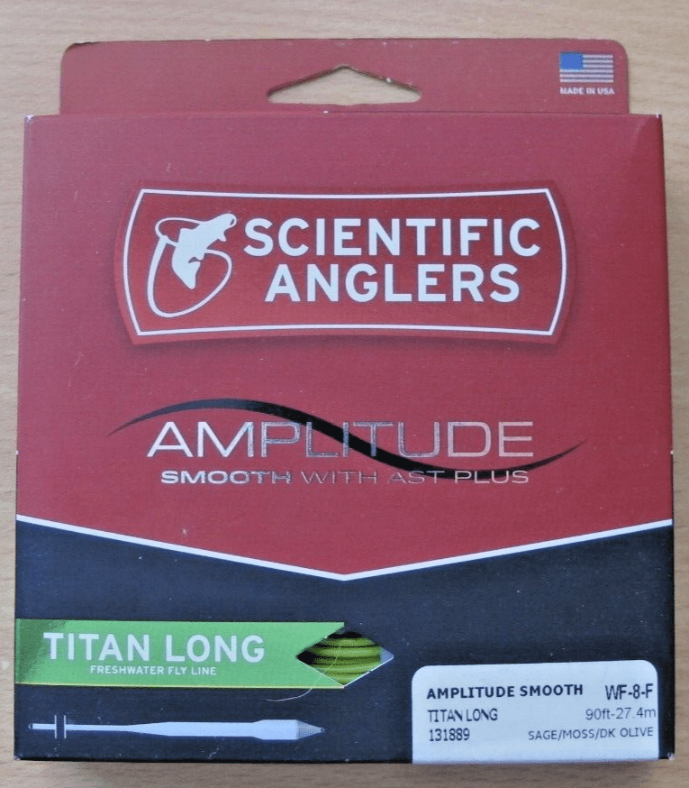 Scientific Anglers Amplitude Smooth Titan Long Fly Line WF8F 131889 Open Box - MagsTag
