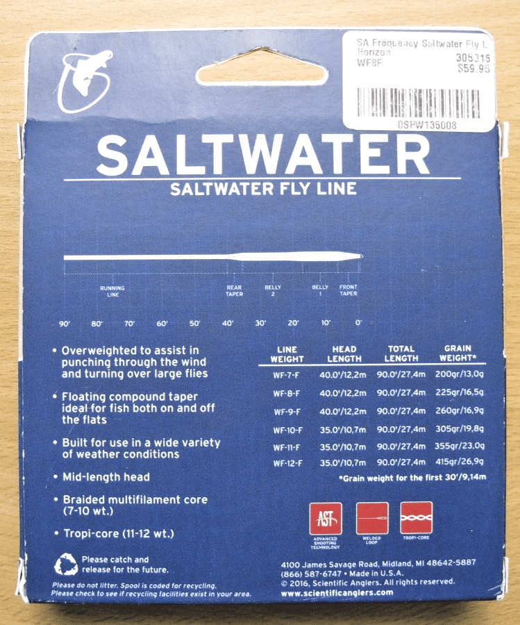 Scientific Anglers WF9F Frequency Saltwater Fly Line WF - 9 - F - MagsTag