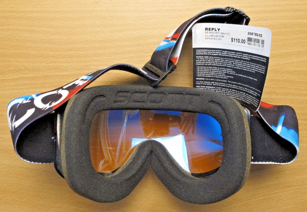 Scott Reply Goggles Illuminator No Fog Lens Sensory - MagsTag