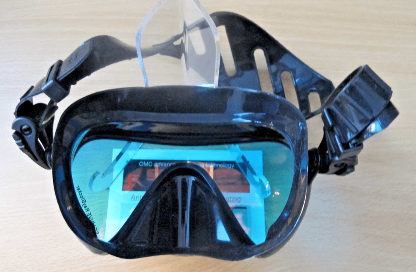 SeaDive SeaLite RayBlocker HD Diving Silicone Mask Anti-UV Glare Frameless - MagsTag