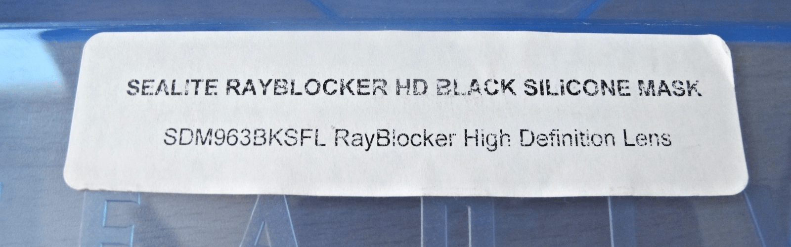 SeaDive SeaLite RayBlocker HD Diving Silicone Mask Anti-UV Glare Frameless - MagsTag