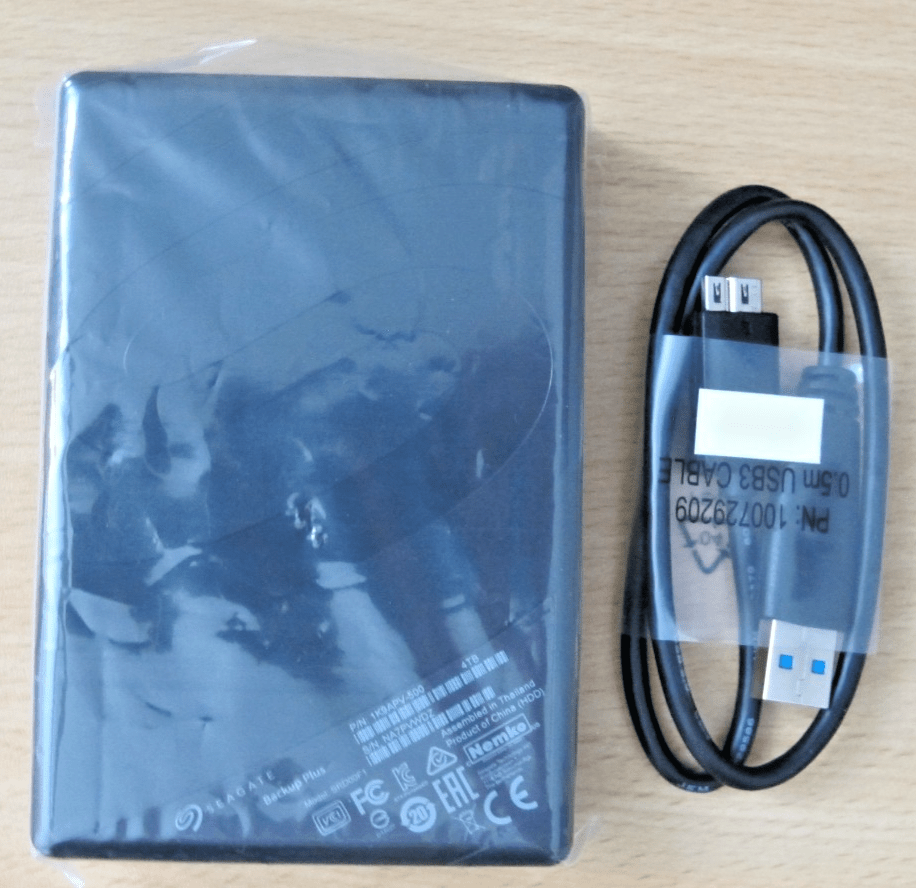 Seagate Backup Plus Portable Storage 4TB USB 3.0 STDR4000100 New Unused - MagsTag