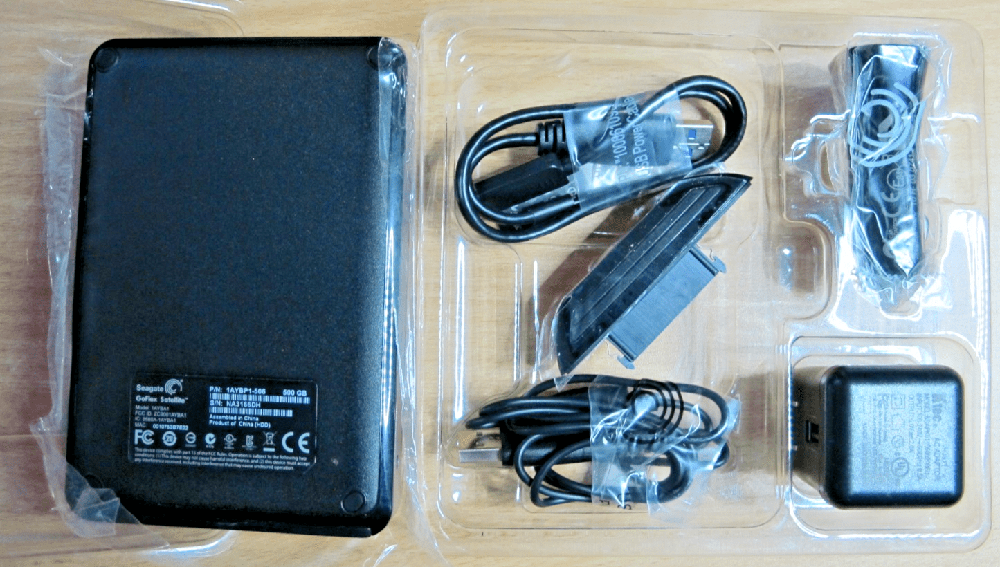 Seagate GoFlex Satellite 500GB Mobile Wireless Storage 1AYBA1 WiFi Open Box - MagsTag