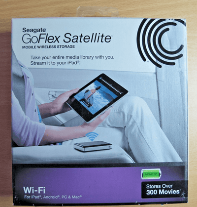 Seagate GoFlex Satellite 500GB Mobile Wireless Storage 1AYBA1 WiFi Open Box - MagsTag