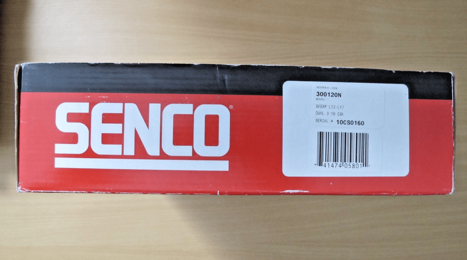 Senco SKSXP - L 300120N 18 - gauge narrow 1/4″ crown air stapler Unused - MagsTag