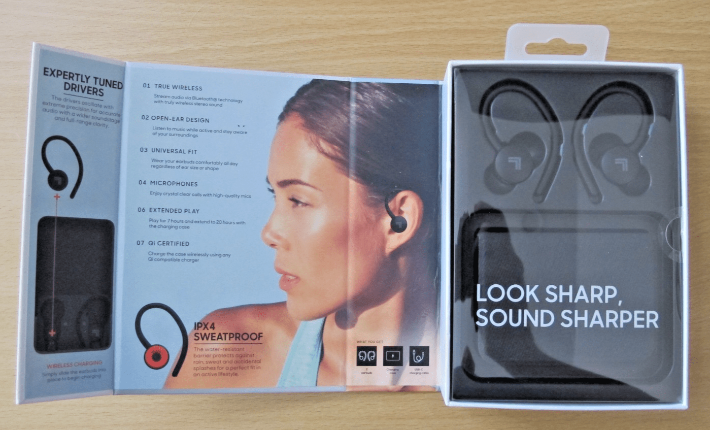 Sharper Image Soudhaven Wireless Earbuds Bluetooth 5.0 With Wireless Charging - MagsTag