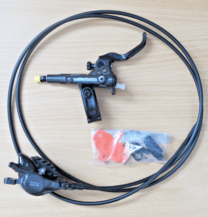 Shimano Deore XT BL - M8100 & BR - M8110 - R, 1700mm hose, ICE Tech Rear - MagsTag