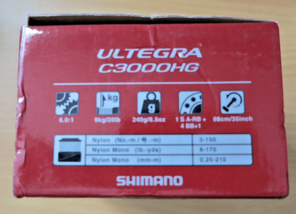 Shimano Ultegra C3000HG Spinning Reel 3000 6.0:1 Gear Ratio - MagsTag