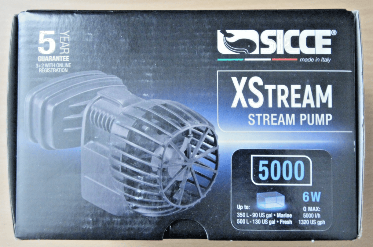 Sicce XStream 5000 Wave Pump Powerhead 1320 GPH 6W 2978 Open Box New - MagsTag