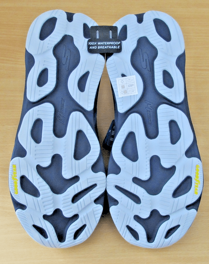 Skechers Waterproof Max Run Vorteza Slate 10.5 US EU44 Air-Cooled Goga Mat Shoes - MagsTag