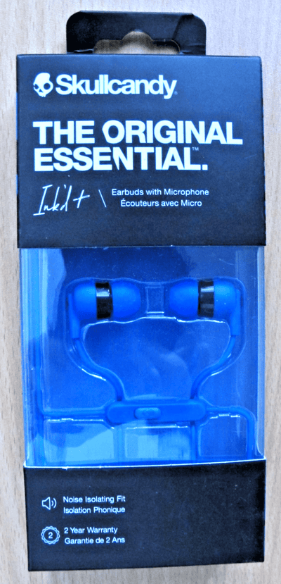 Skullcandy Ink'd+ Wired Earbuds In - Ear Headphones Mic Blue Android NEW - MagsTag