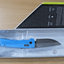 SOG Flash AT Daily Carry Ambidextrous Straight Pocket Folding Knive Civic Cyan - MagsTag