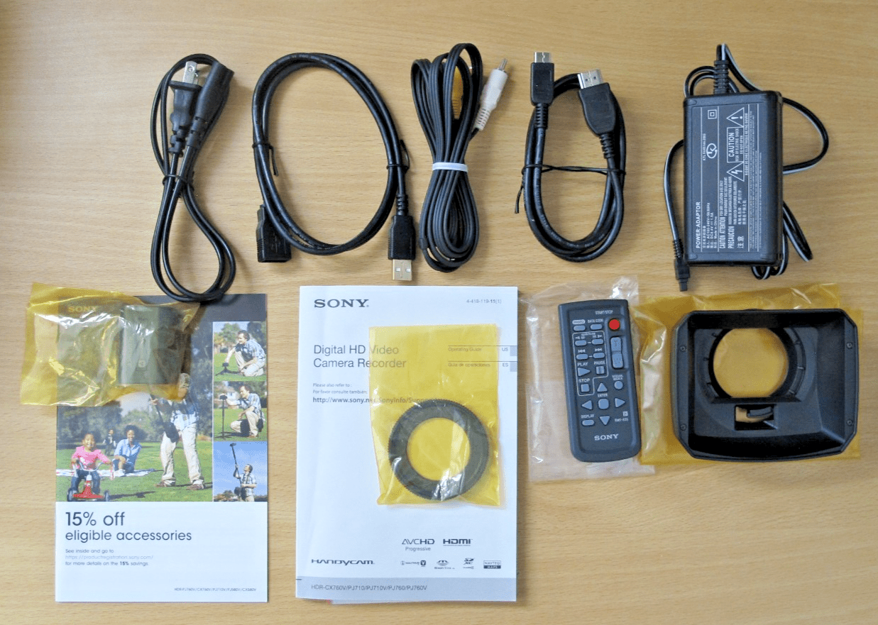 Sony HDR - PJ710V (32 GB) AVC Camcorder Full HD 1920×1080 video Built - in projector - MagsTag