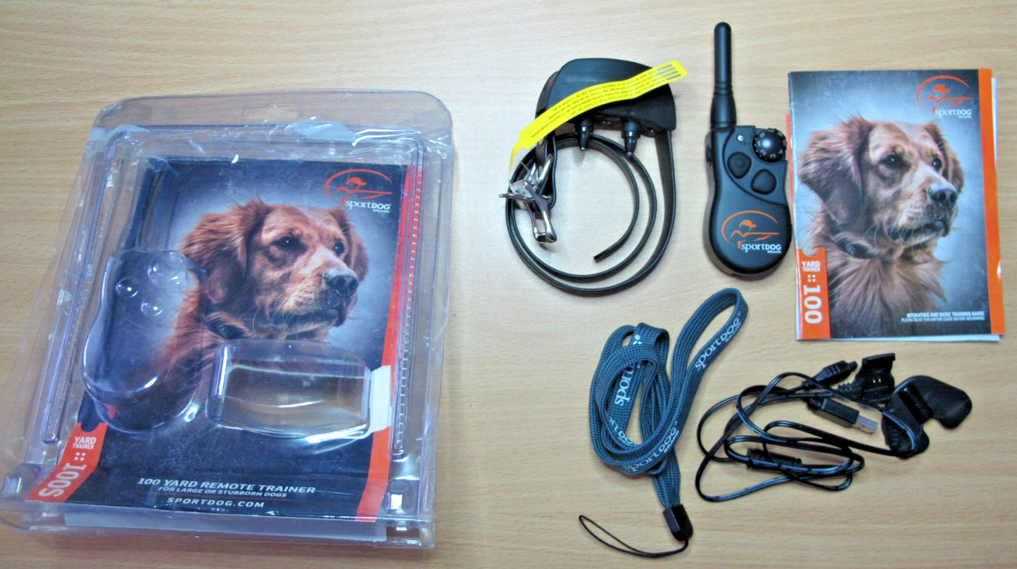 SportDOG 100 Yard Trainer Stubborn Dog Remote Collar Yard Training YT - 100S - MagsTag