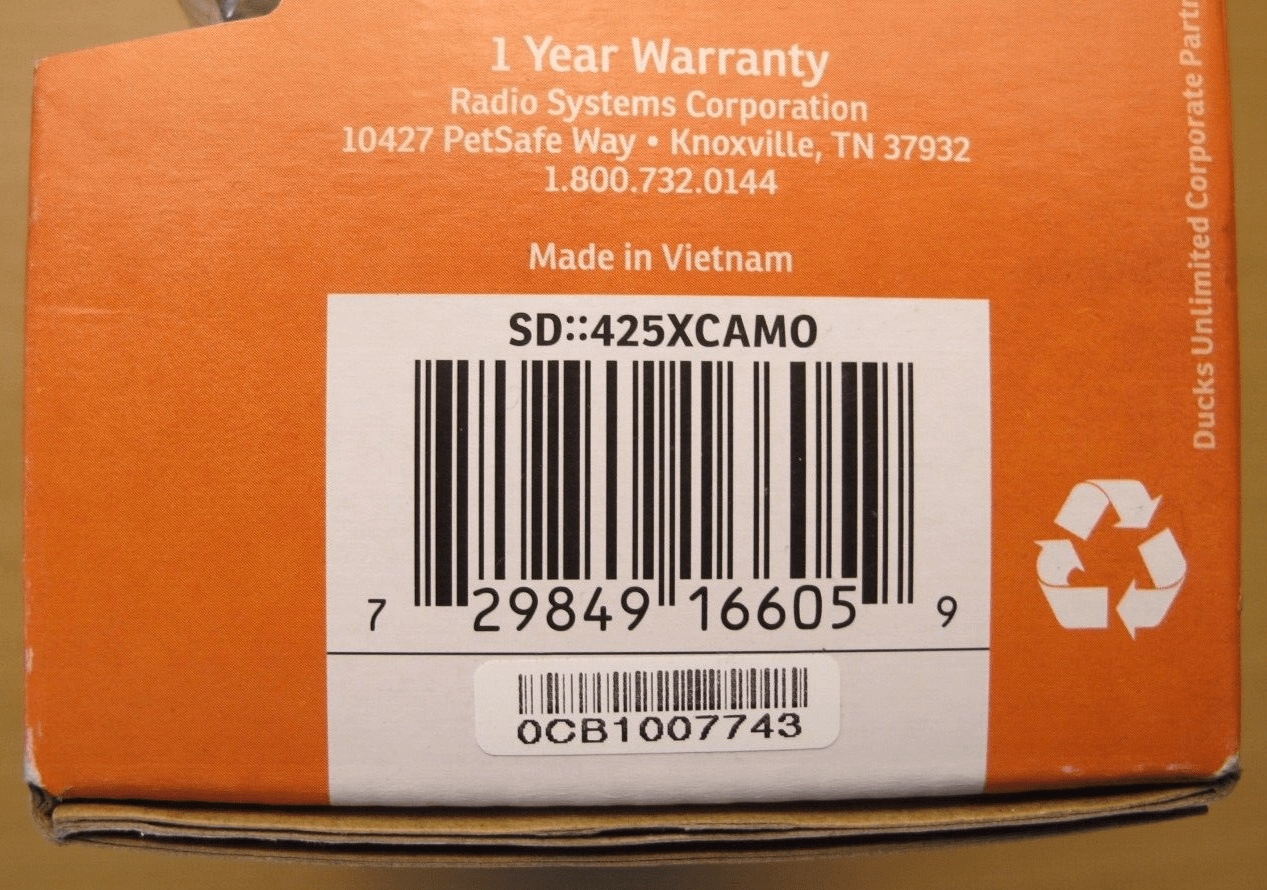 SportDOG Wetland Hunter 425X 500 Yard Remote Dog Trainer SD - 425X CAMO Open Box - MagsTag