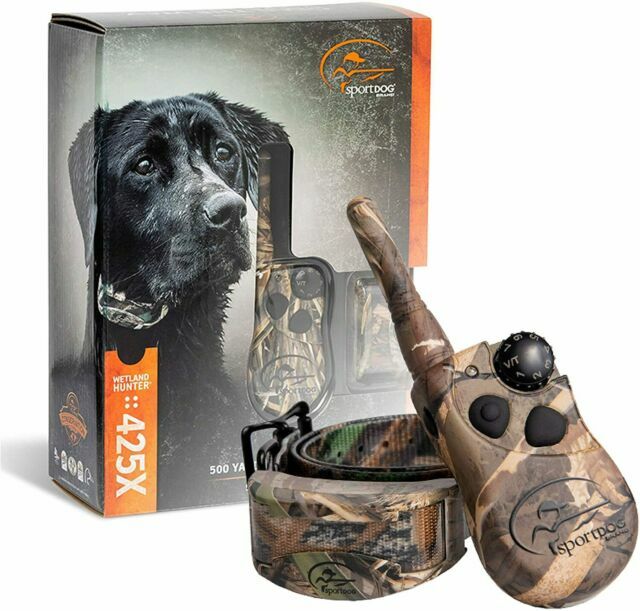SportDOG Wetland Hunter 425X 500 Yard Remote Dog Trainer SD - 425X CAMO Open Box - MagsTag