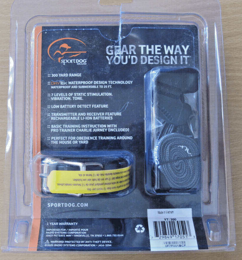 SportDOG YT - 300 YardTrainer 300 Dog Remote Training Collar Rechargeable Open Box - MagsTag