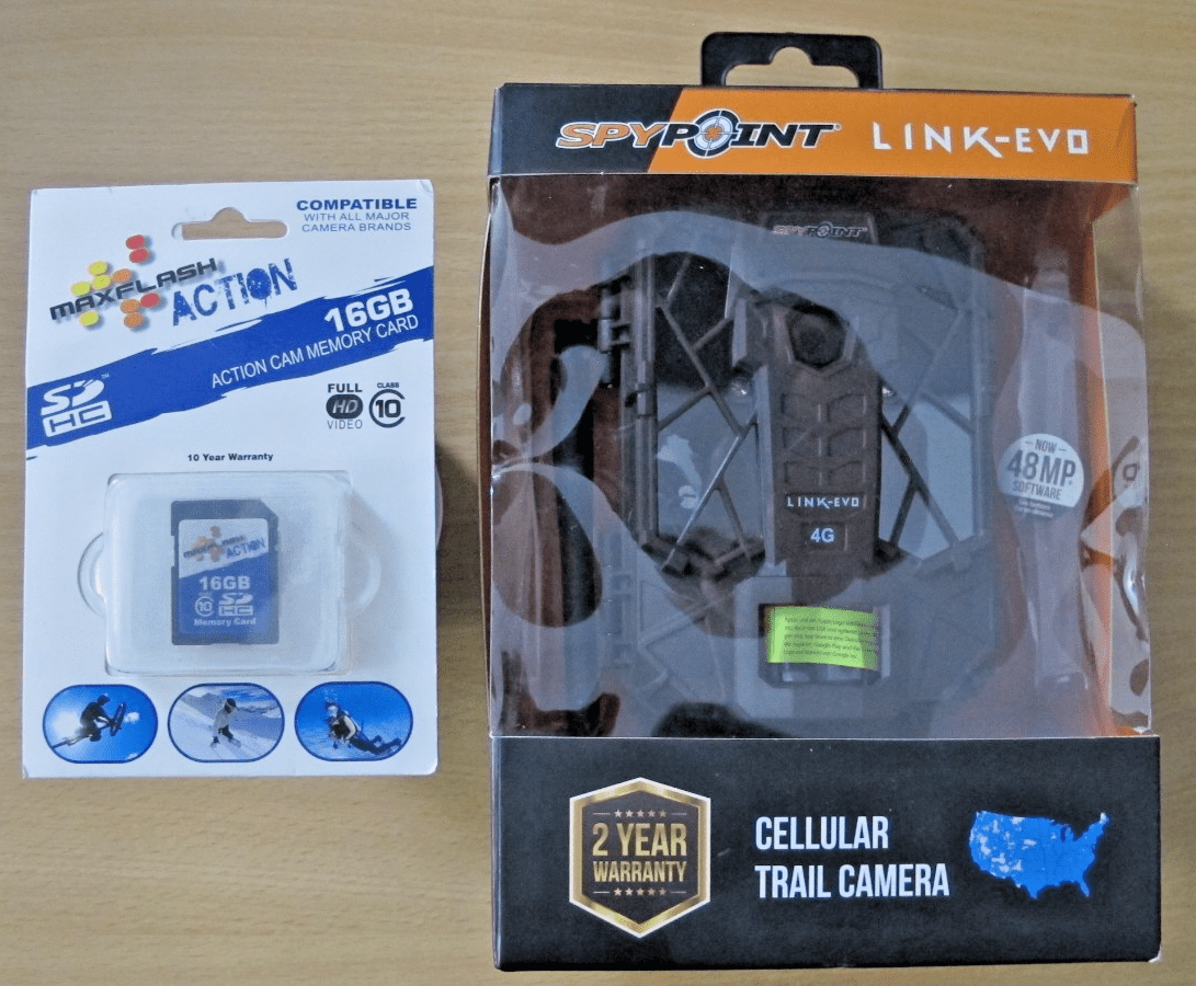 Spypoint Link - Evo Cellular AT&T Video Trail Camera 4G/LTE 12 MP Brown Open Box - MagsTag