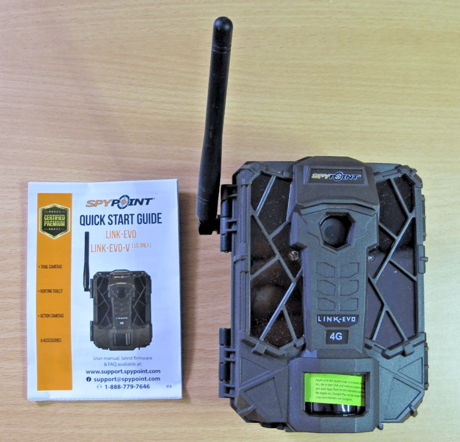 Spypoint Link - Evo Cellular AT&T Video Trail Camera 4G/LTE 12 MP Brown Open Box - MagsTag