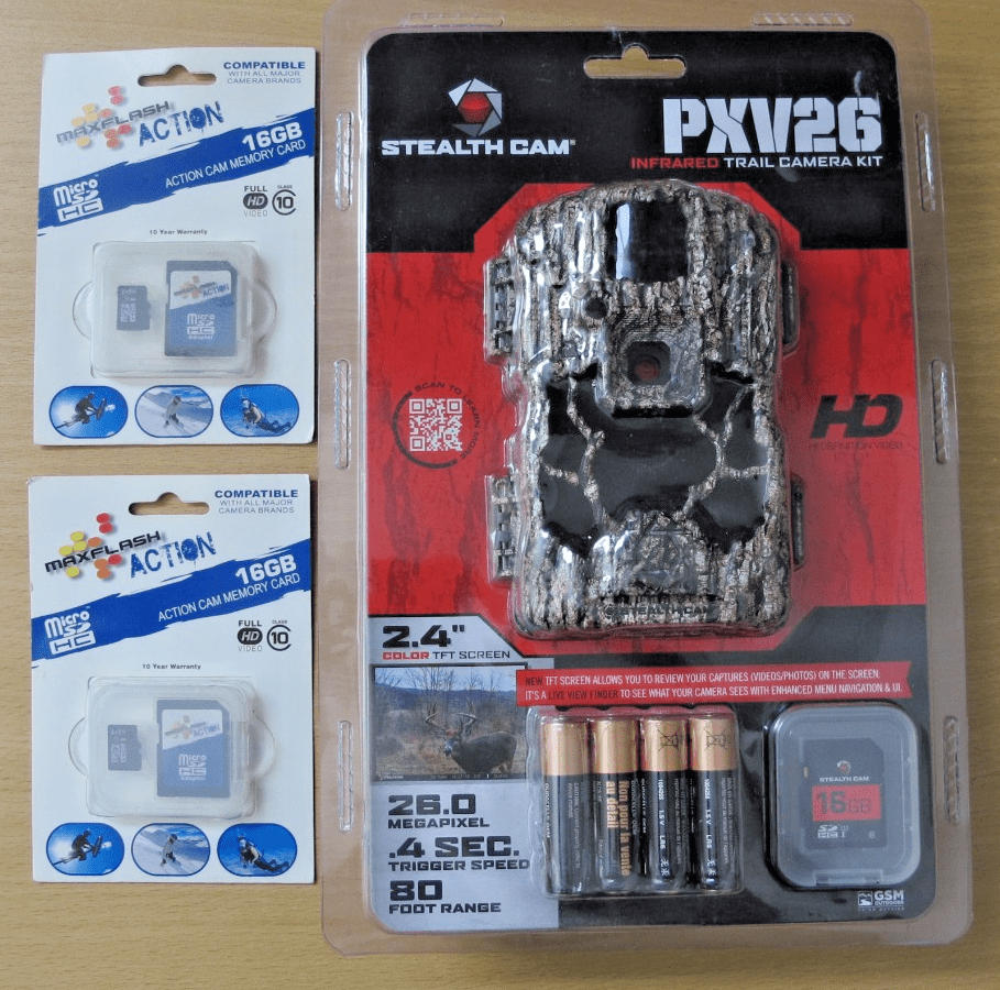 Stealth Cam preview 26 Digital Camera Combo Kit 3x16GB SD Cards included PXV26 - MagsTag