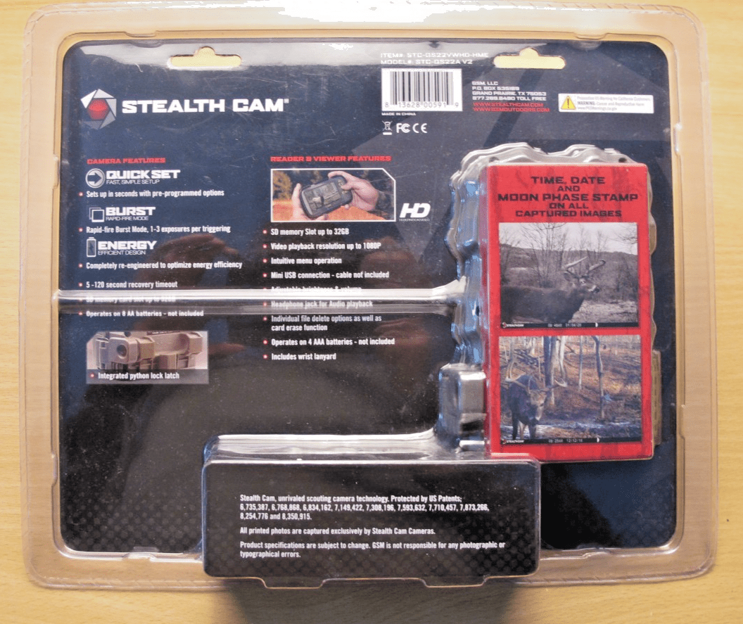 Stealth Cam QS22 22MP Trail Camera Combo with SD Card Reader & Viewer - MagsTag