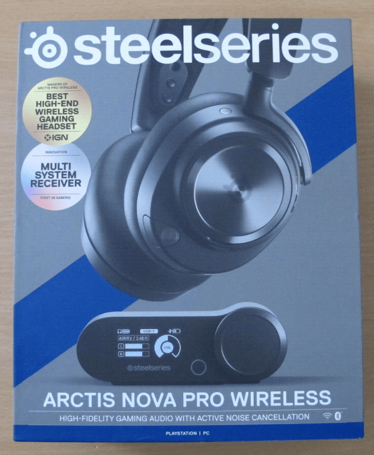 SteelSeries Arctis Nova Pro Wireless Over - Ear Gaming Headset for PlayStation PC - MagsTag